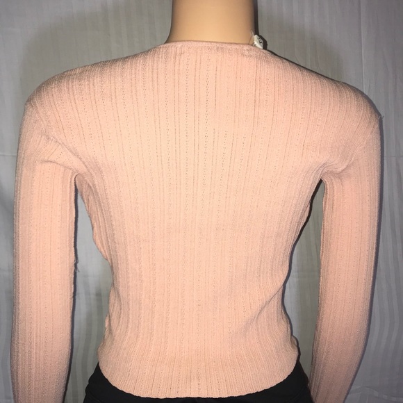 Jonathan Simkhai Linked Rib Cross Front Top - Picture 6 of 7